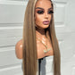 Mrs Carter hun blonde rawhair HD Wig