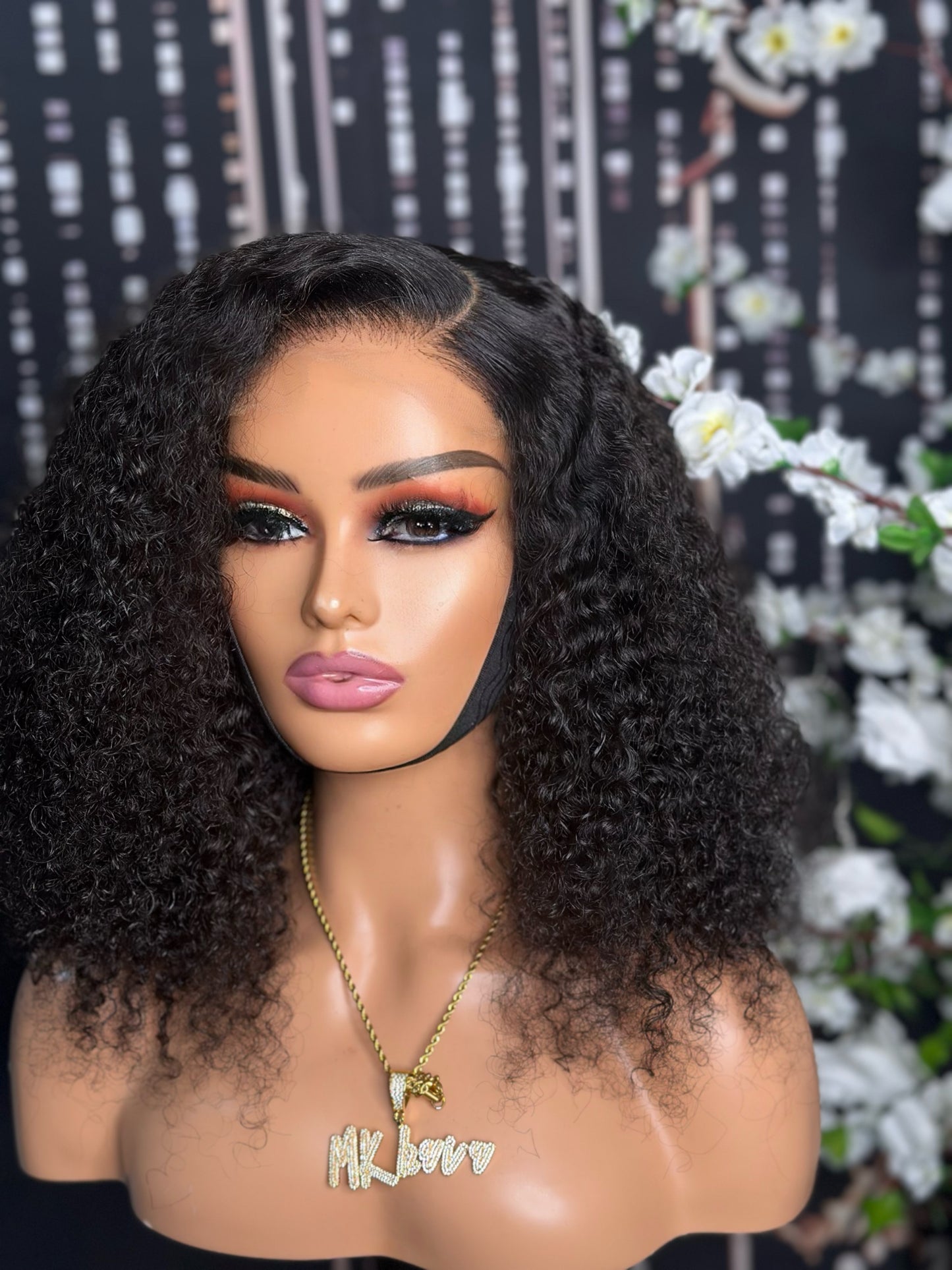 14”  Faith curly Luxury HD Wig Closure