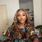 22” transparent lace highlights Luxury HD Wig